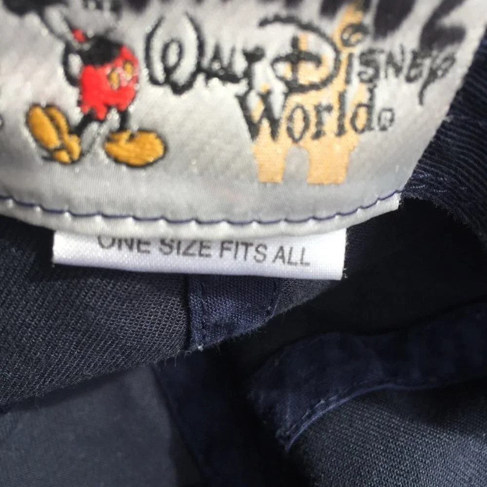 Walt Disney World Kids Baseball Hat One Size Fits‎ All Navy Blue